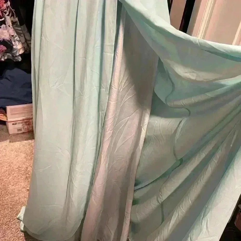 Yumi Kim formal dress teal blue - Picture 4 of 6